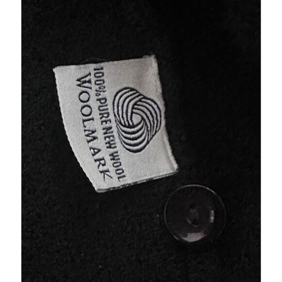 Vintage‎ Pendleton|Wool Cardigan|Button Up|Black|SZ L - Picture 3 of 9